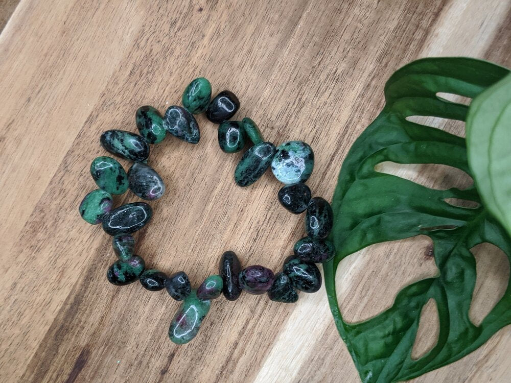 Ruby Zoisite Bracelet