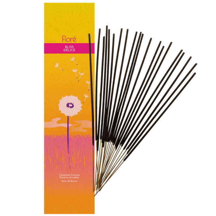 Bliss incense sticks, pack of 20