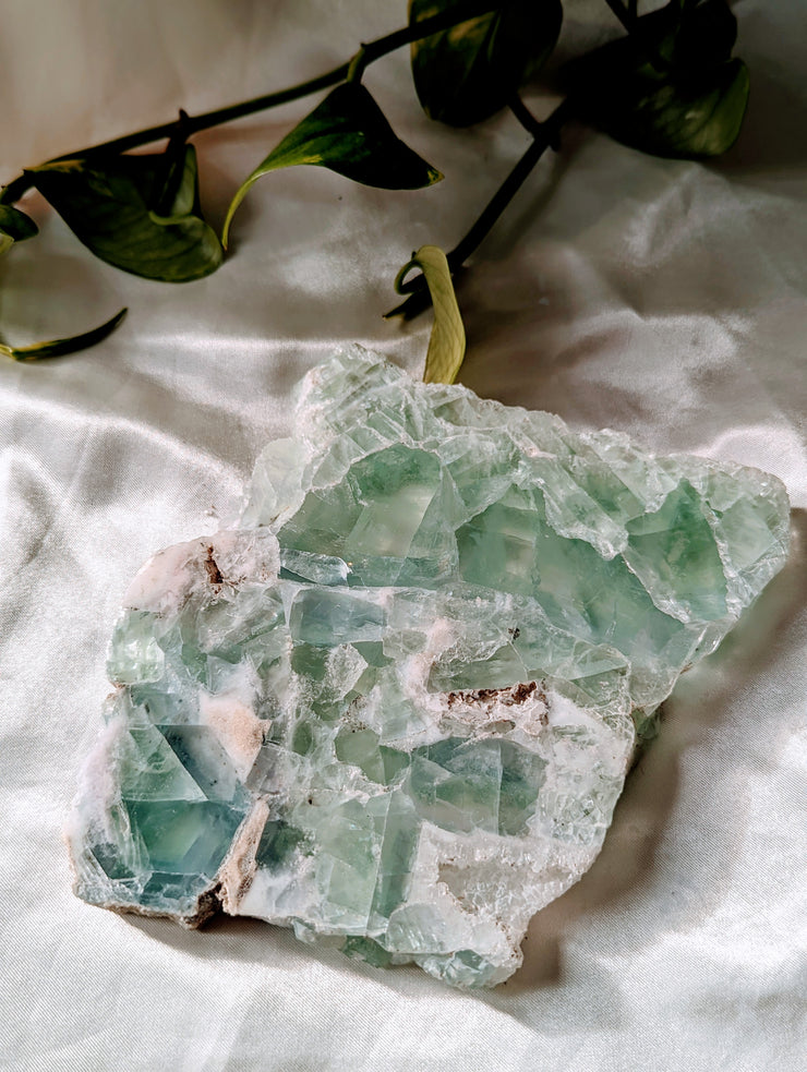 Green Fluorite Slab