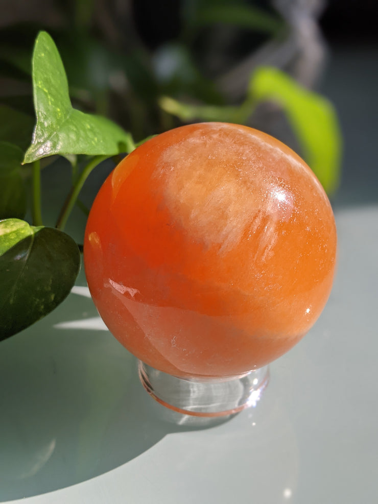 Orange Calcite Sphere