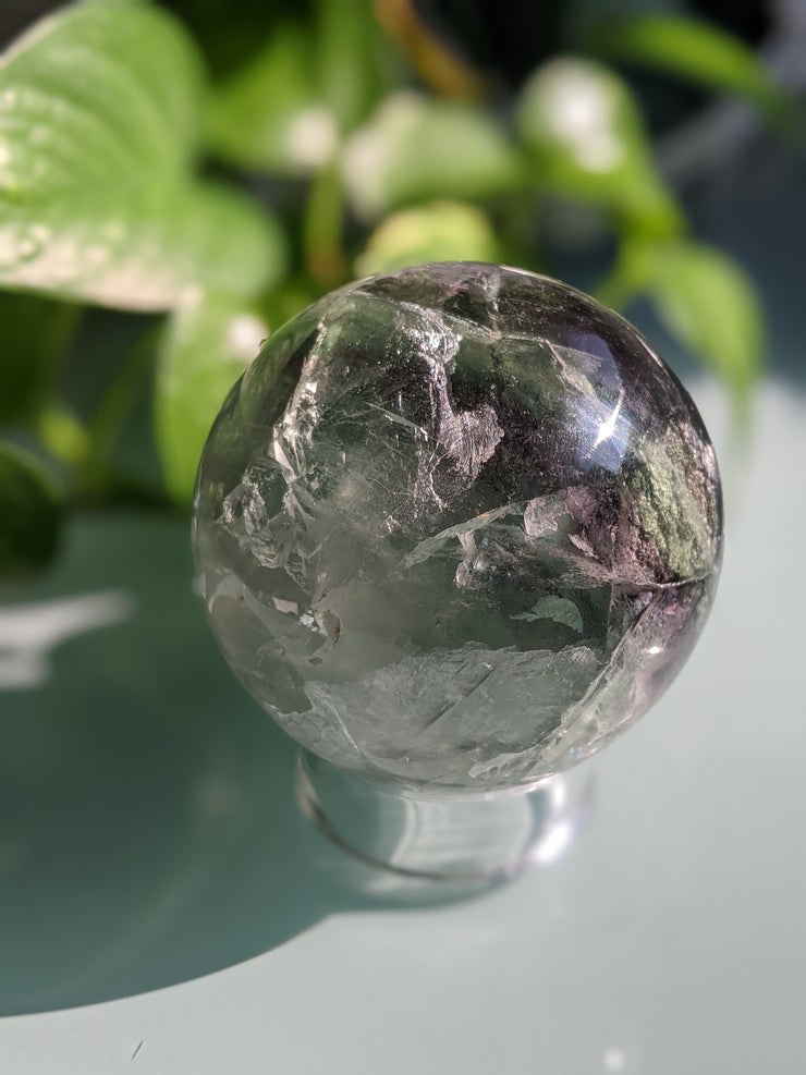 Rainbow Fluorite Sphere