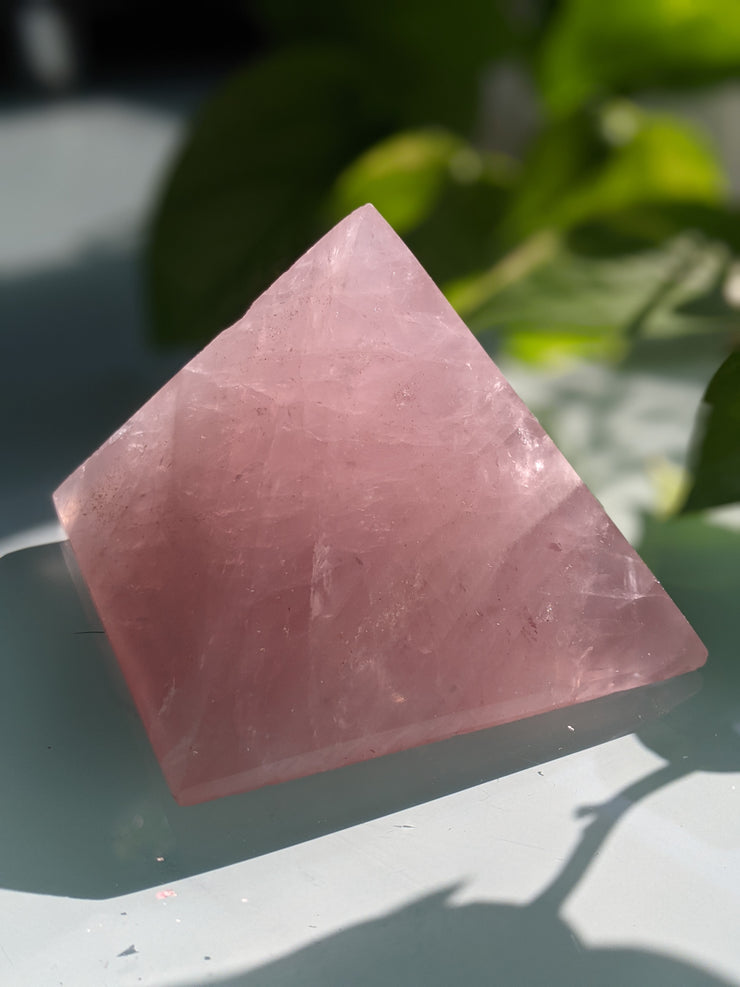 Rose Quartz Pyramid