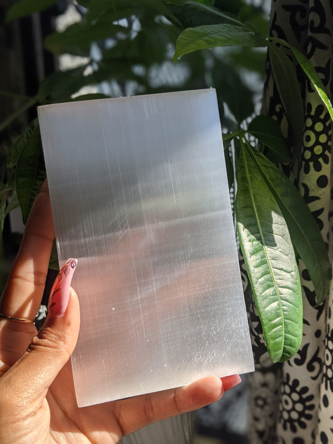 Selenite Charging Plate - Rectangle