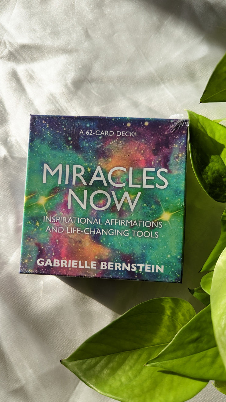 Miracles Now Affirmation Card Deck