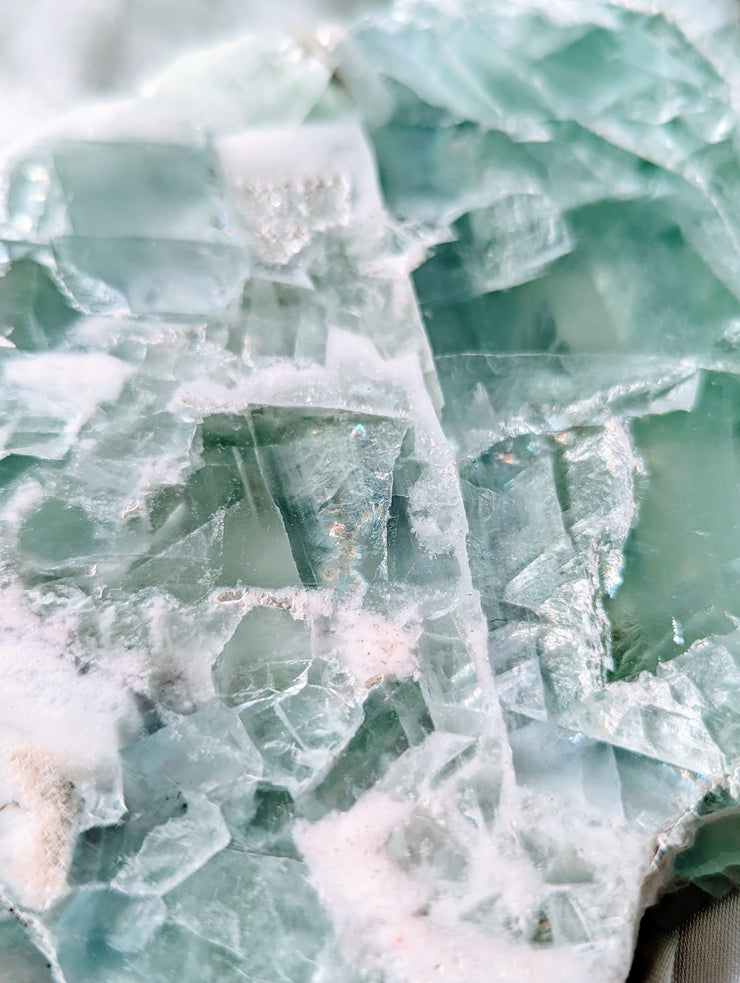 Green Fluorite Slab